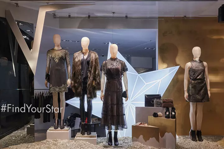 Karen Millen Kalėdiniai langai 2016, StudioXAG, Londonas – JK